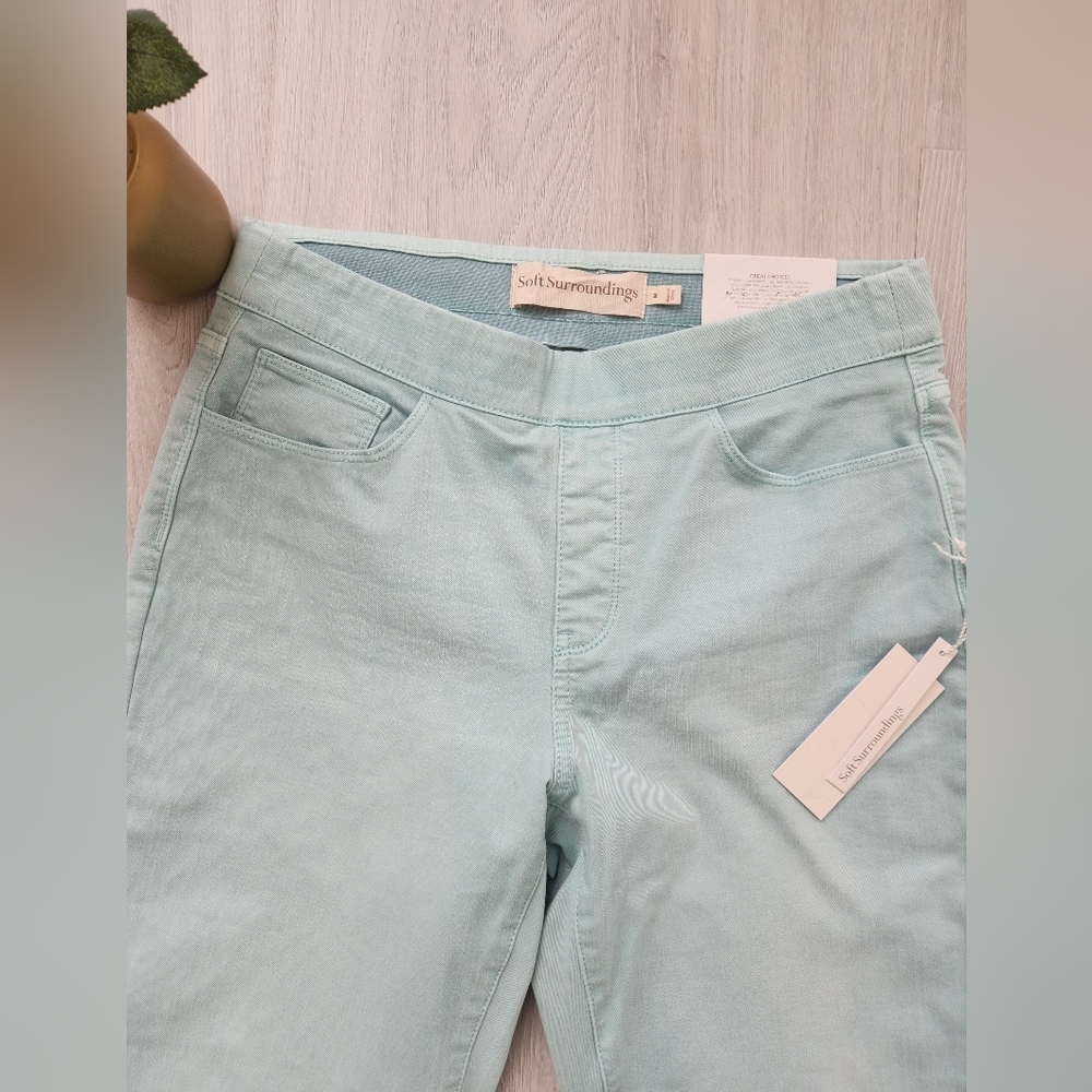 Soft Surroundings Straight Leg Jeans M - Picture 5 of 9